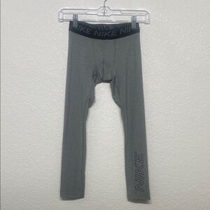 Nike DRI-FIT BOY’s Small Active Gray Leggings